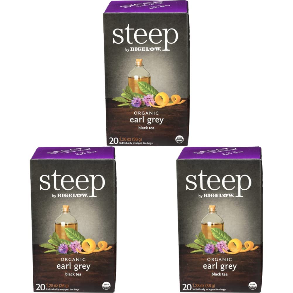 steep by Bigelow Organic Earl Grey Black Tea Bags Review